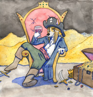 The glory of Captain Corgi, original version