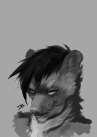 Devious grin