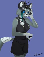 Cat anthro girl
