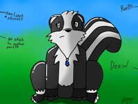 Being a skunk it's hard xux