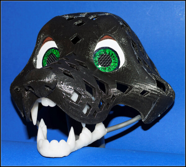 Wolf/Canine no. 1 - 3D popular printed fursuit head base