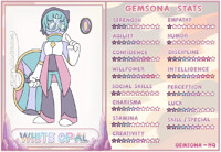 .:Gemsona Stats: White Opal:.