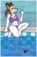 Poolside