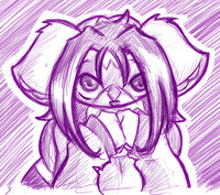 Purple Feline Phoenix