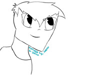 human doodle black and white