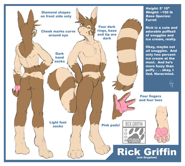 Rick Griffin Character Sheet by rickgriffin -- Fur Affinity