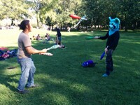 Nitram practicing 6-club passing