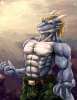 blue dragon