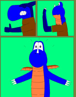 Shakan and the Rex mask - Transformation