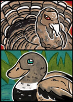 Inktober 2015 - Day 5+6