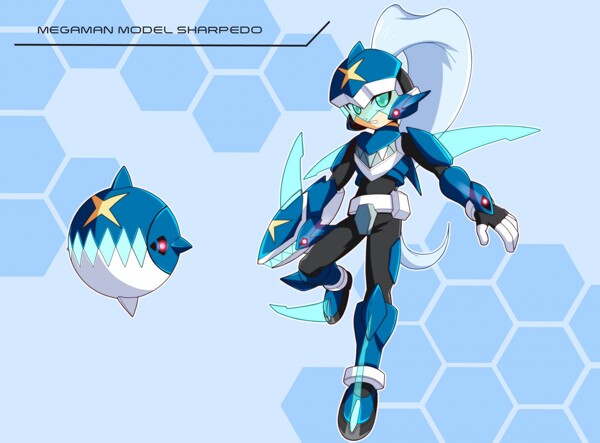 Ashe and Model Sharpedo by zohaku -- Fur Affinity [dot] net