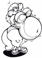 Tight bloaty food slut