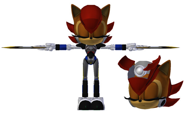 Mecha Sonic STH3&K Model by Runhurd -- Fur Affinity [dot] net