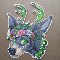 Marinewolf's nexus headshot badge comm