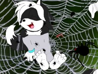 Harrison Tickled by Spiders (request)