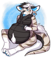 Very full tummy
