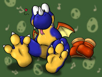 Rex reveals his Feet!