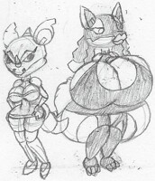 Nina and Aoi Turned Pseudoroid