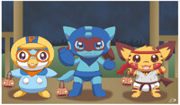 Poke-Trick or Treaters