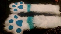 my fursuit is being made arm sleeves 