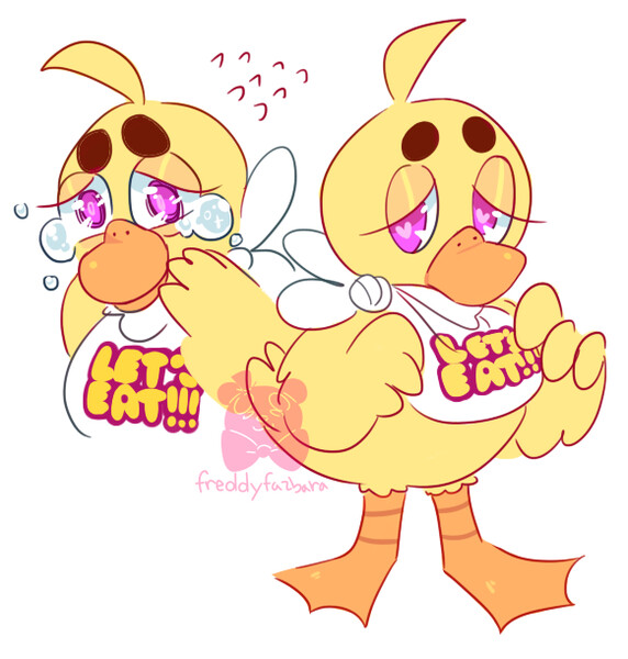 FNAF Chica Fan-art! by CandyCotton098 -- Fur Affinity [dot] net