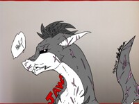 JAWS the dog shark is doneeeeee !