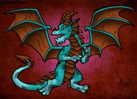 [Collab] Turquoise dragon