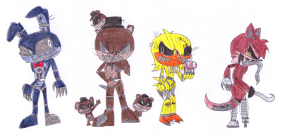 FNAF Animatronics 5 by Jack-hedgehog -- Fur Affinity [dot] net