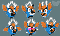 Daxel deer telegram stickers