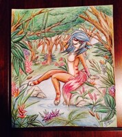 Full color illustration traditionnal!