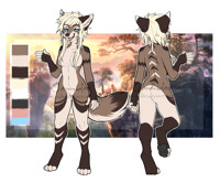 Anthro female canid adopt