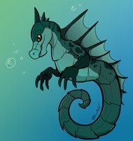 Daily Doodle #72 - Seahorse Dragon
