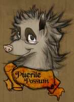 Puerile Possum Digital Badge