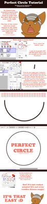 [Tutorial] How to make a perfect circle in Paint Tool Sai