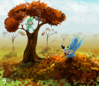 Autumn Bliss—by BlurTheFur