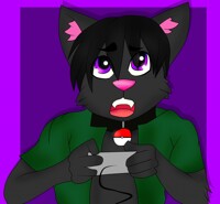 playing a video game 