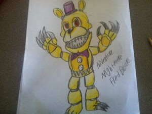 FNAF - Nightmare Fredbear and Plushtrap by Princess-Josie-Riki -- Fur  Affinity [dot] net