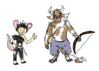 Deimos and Mouse