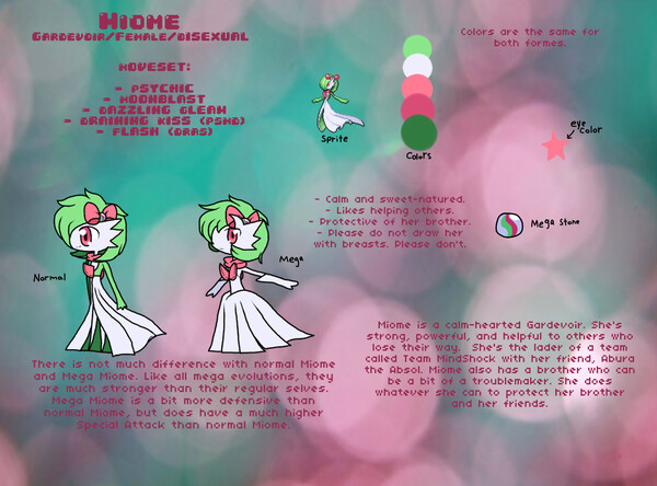 Reference Sheets - Mega Gardevoir's Collections