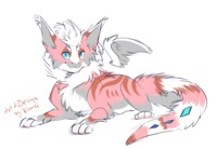 AUCTION! Adoptable fluffy dragon