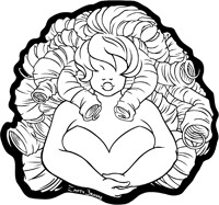 Rose Quartz (no colour) [keychain]