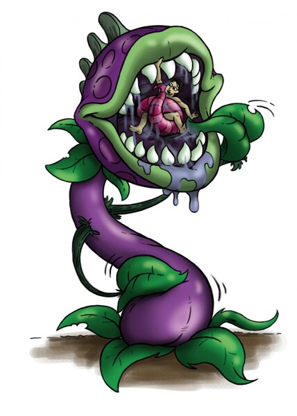 No it's not Audrey II, this is Chomper from Plants vs. Zombies, a ...