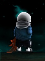 Sans Seraphim (Undertale AU fanart) by Arttimo -- Fur Affinity [dot] net