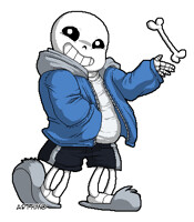 Sans Seraphim (Undertale AU fanart) by Arttimo -- Fur Affinity [dot] net