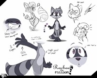 Rachael the Trash Panda (character sheet)