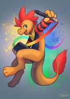 talonflame (pokemon) drawn by haychel