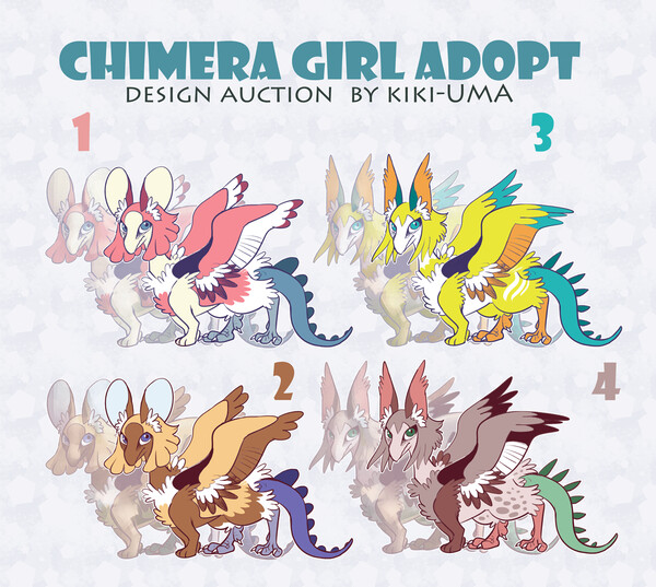 Chimera girl adopt auction[END] by Kiki-UMA -- Fur Affinity [dot] net