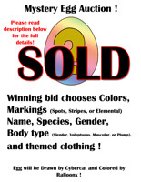 Mystery Egg Adoptable  SOLD.