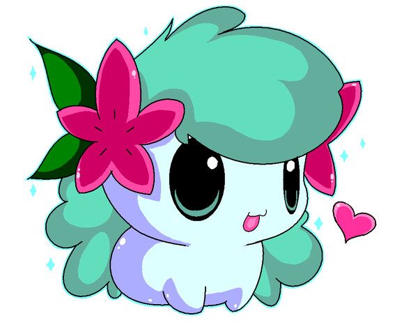 Shiny Shaymin by Ugh-first-aid on DeviantArt