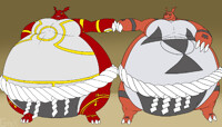 Bloated Guilmon Sumo Team